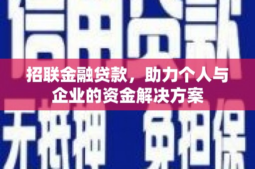 临海招联金融贷款，助力个人与企业的资金解决方案