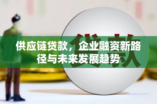 华阴供应链贷款，企业融资新路径与未来发展趋势