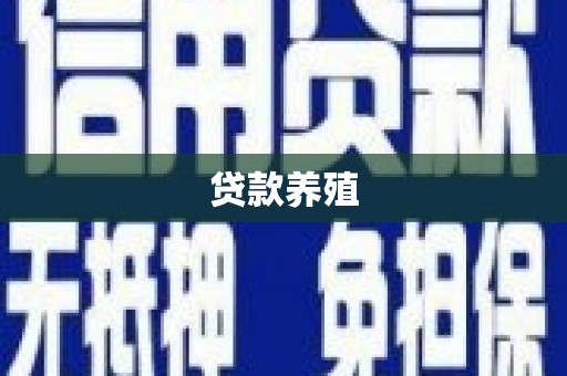 阜康贷款养殖