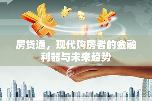 铁西房贷通，现代购房者的金融利器与未来趋势