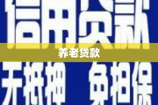 成安养老贷款