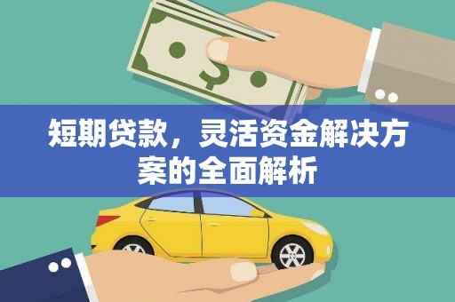 安康短期贷款，灵活资金解决方案的全面解析