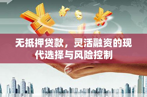 巩义无抵押贷款，灵活融资的现代选择与风险控制