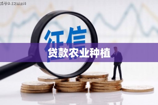芎林贷款农业种植