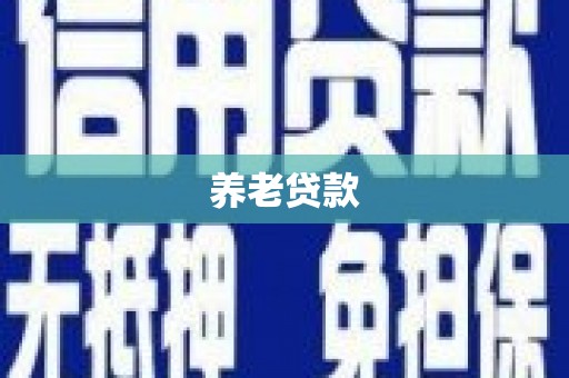 林内养老贷款